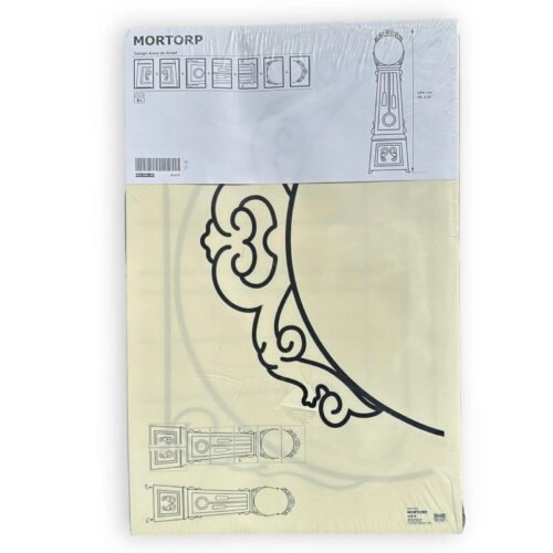 IKEA Mortorp Grandfather Clock Sticker Decal Wall Decor Anne de Graffe 76 in NEW