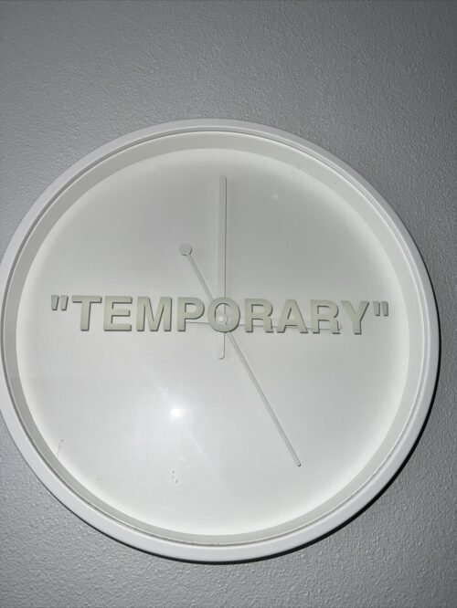 IKEA X Virgil Abloh MARKERA Wall Clock - White