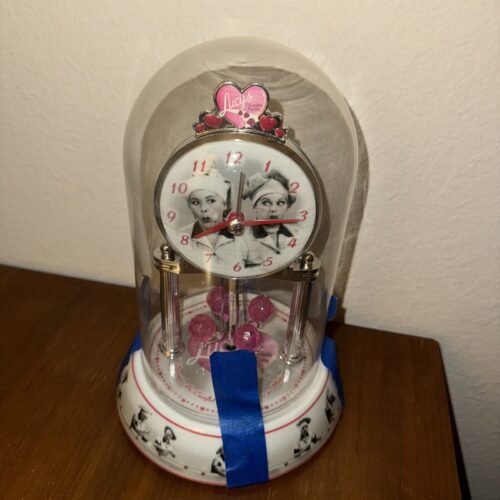I Love Lucy Anniversary Clock Lucy's Chocolate Factory Collectible Tested!