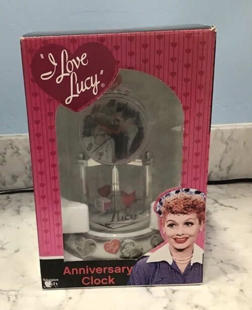 I Love Lucy Anniversary Collectible Decorative Standing Clock Lucy And Desi