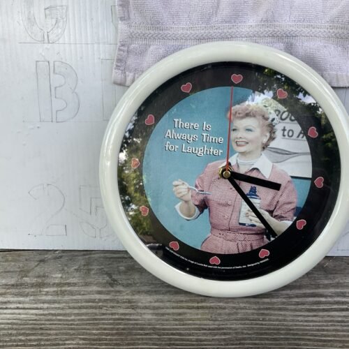 I Love Lucy Wall Clock Lucille Ball Souvenir ~ Works Great!!