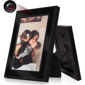 Indoor Spy Security Camera Hidden Photo Frame with Motion Detection for Home...