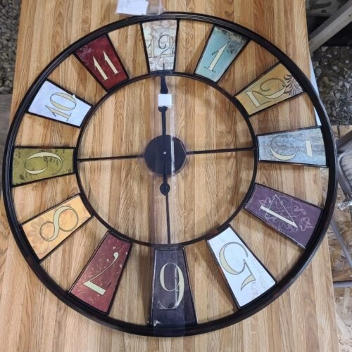 Infinity instruments wall clock 31.5 inch Kaleidoscope. New in box