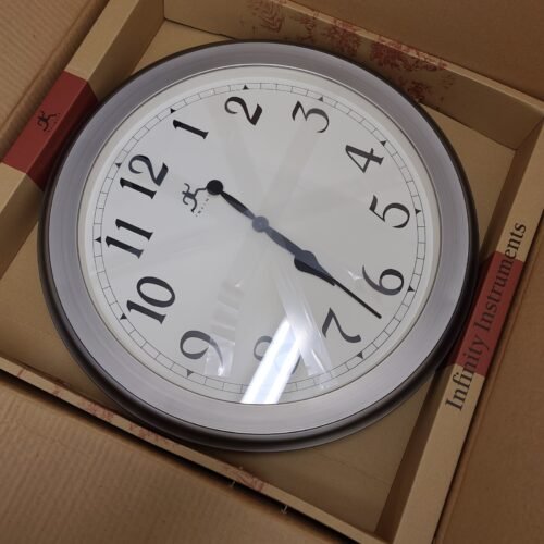 Infinity Instruments Wall Clocks Argent 20 in. New in box