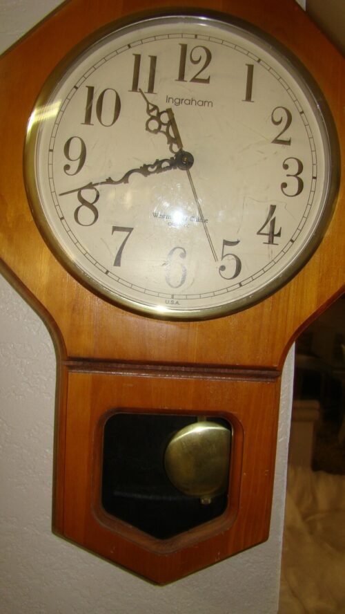 Ingraham Quartz Westminster Chime Regulator Wall Clock