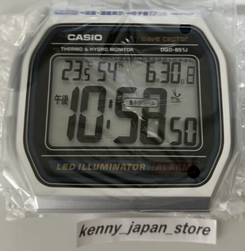 IN HAND! NEW CASIO Alarm Clock DQD-851J-8JF (A158WA Motif Design) From Japan