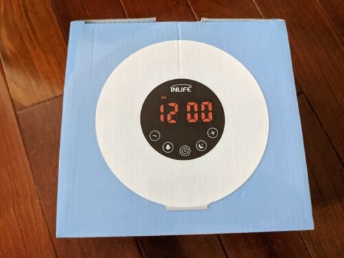 Inlife Wake-Up Light Alarm Clocks With FM Radio Time Display Touch Mode LED