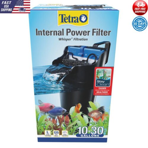 Internal Filter Air Pump Aquariums 10-30 Gallons Quiet Filtration System New