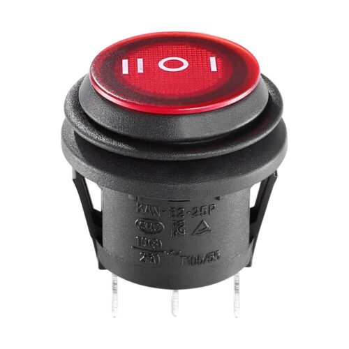 Ip65 LED Truck Toggle Switch 3 Way Automotive Spdt on off Rocker