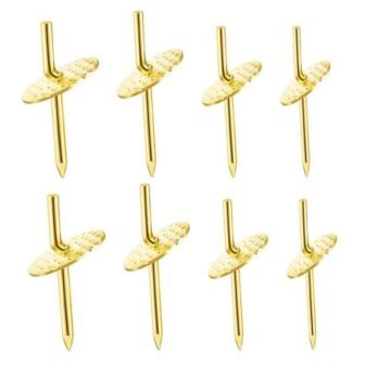Iron Alloy Picture Hanger Kit 72-Pieces for Wooden/Drywall Easy Install and Reuse...