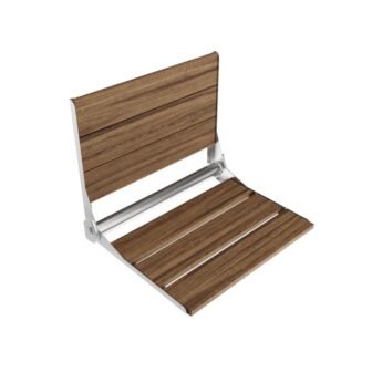 Isle 15 in. Teak Wall Mounted Shower Seat