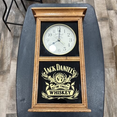 Jack Daniels Vintage Wall Clock. Old No. 7 . Old Time Tennessee Whiskey. Working