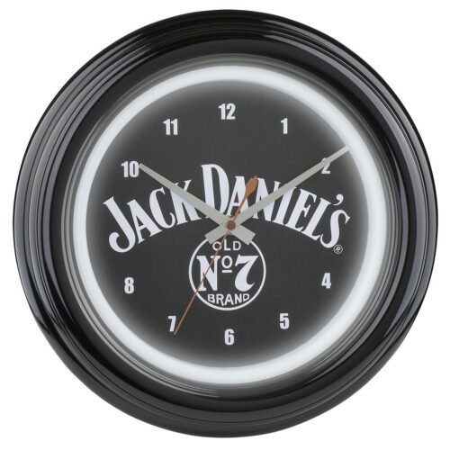 Jack Daniel's Whiskey Old No. 7 LED Bar Wall Clock