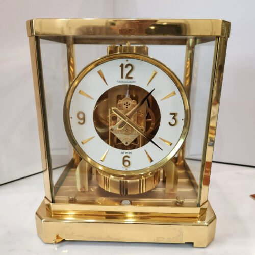 Jaeger-Le Coultre Atmos Clock Swiss Round Face 1970s Serial #418613 W/Box Works