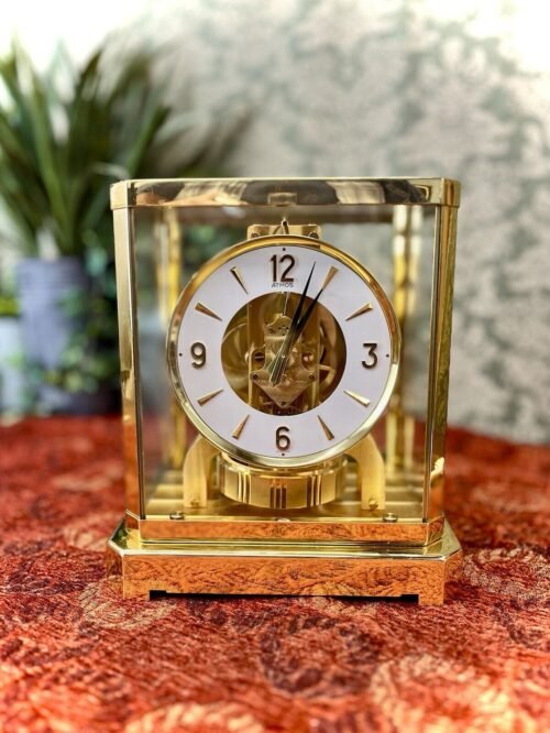 Jaeger-LeCoultre ATMOS PERPETUAL MOTION BRASS & GLASS MANTLE CLOCK