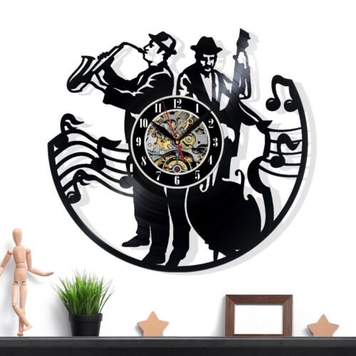 Jazz Wall Clock - Retro Decor - Unique Home Accent - Perfect Gift