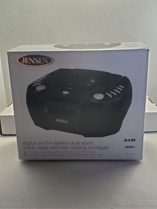 Jensen JCR-310 Digital AM/FM Stereo Dual Alarm Clock Radio CD Player Tested