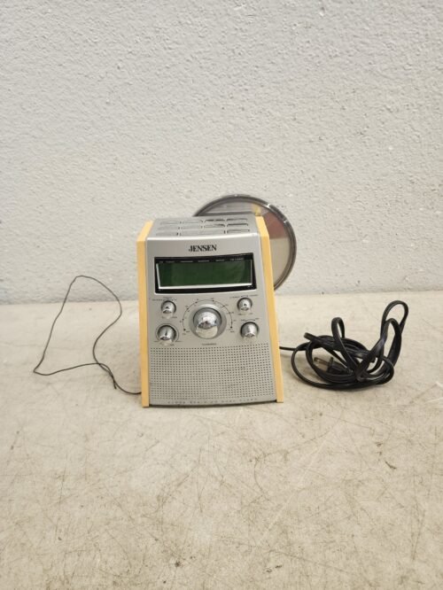 Jensen JCR-560 Dual Alarm Clock Stereo CD Player AM/FM Radio