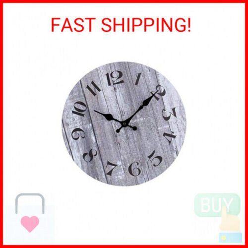 jomparis Vintage Arabic Numeral Design Rustic Country Tuscan Style Wooden Decora