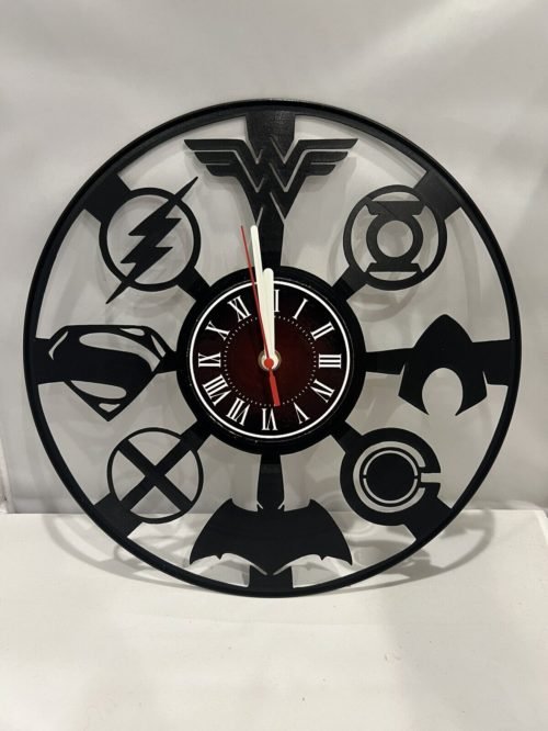 Justice League DC Wall Clock Home Art Decor Handmade