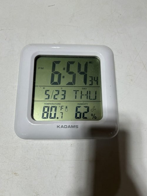 KADAMS Digital Bathroom Shower Wall Clock, Waterproof