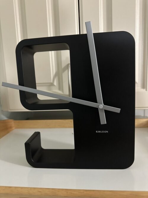 Karlsson Big 9 Wall Clock Black