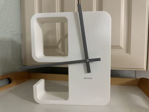 Karlsson Big 9 Wall Clock White