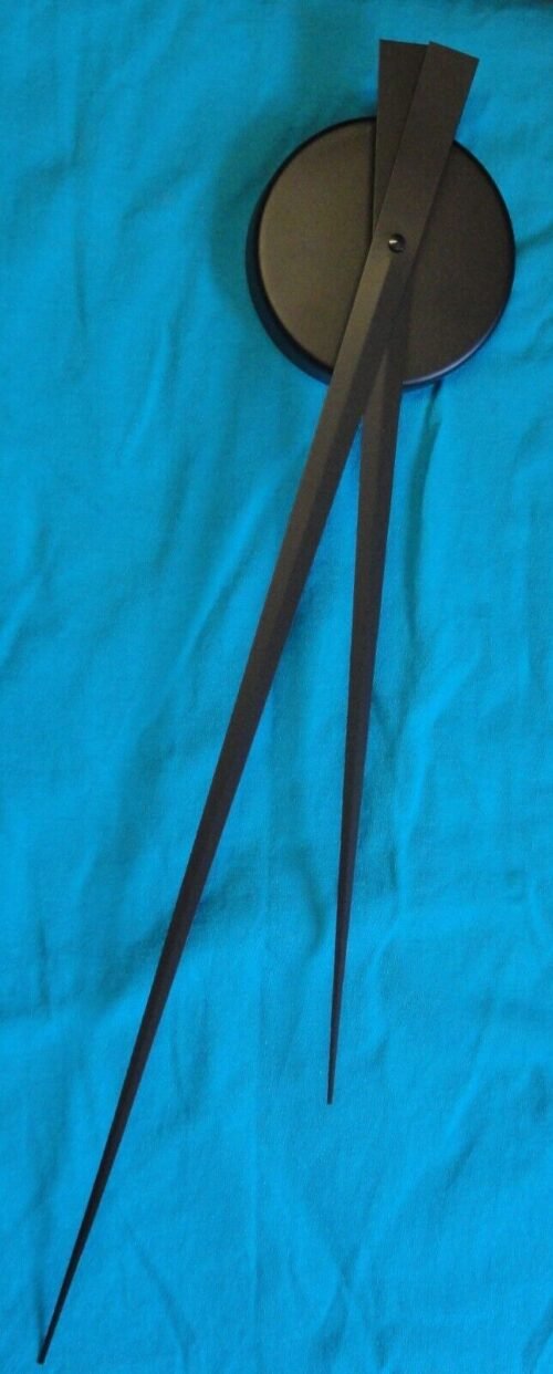 Karlsson Little Big Time Hands Black Wall Clock Large by Karlsson - 20-1/2"