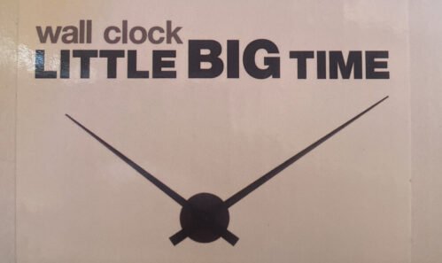 Karlsson Little Big Time Hands Black Wall Clock Large by Karlsson - 35.5"