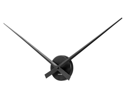 Karlsson Little Big Time Hands Black Wall Clock Large by Karlsson - 35.5"