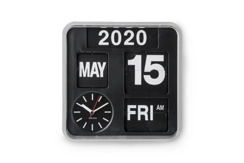 KARLSSON Mini Flip Flip Clock Hanging clock/wall clock Monotone Netherlands New