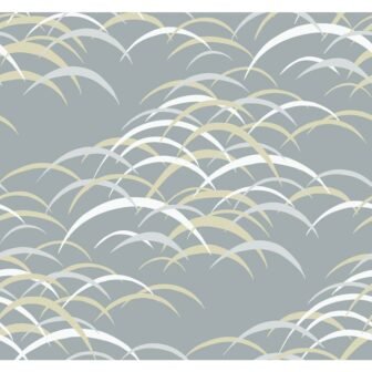Kasia Slate Grey Abstract Wallpaper Sample