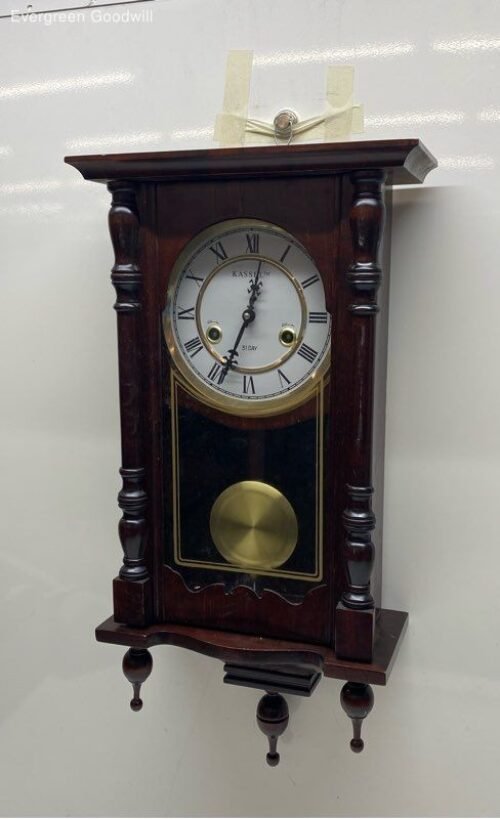 Kassel - Wooden Hanging Wall Clock