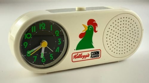 Kellogg's Corn Flakes Crowing Rooster Alarm Clock Works With Issues AS IS FF300