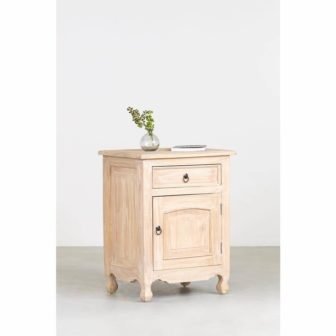 Kepler Natural Finish Bedside Table