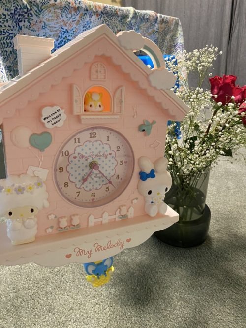 Kids Wall Clock 12 Inch Cartoon Swing Girls Children Wall Clock Quartz Clock Hom