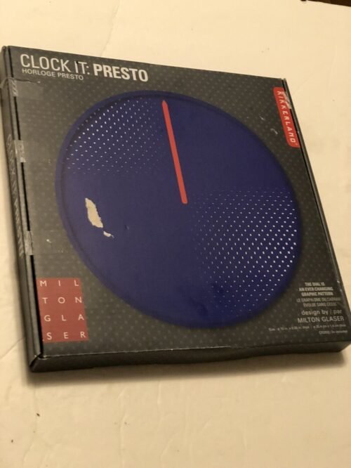 Kikkerland Design, Clock It: Presto - Horloge Presto - Milton Glaser Clock