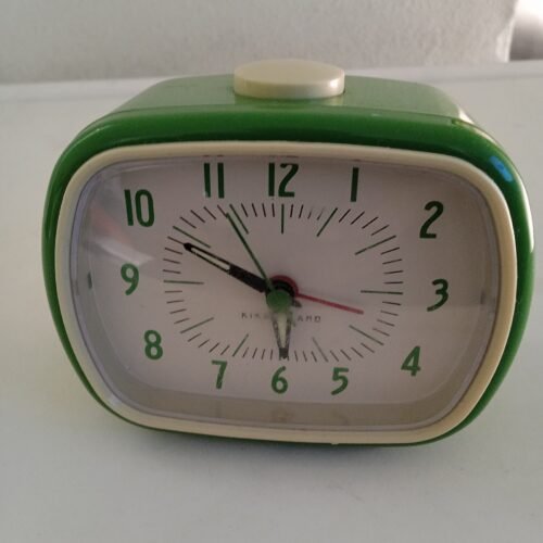 Kikkerland Green Retro Alarm Clock Standard Alarm Clock