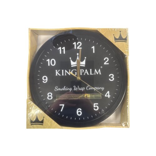King Palm Gold Wall Clock - Brand New Factory Sealed