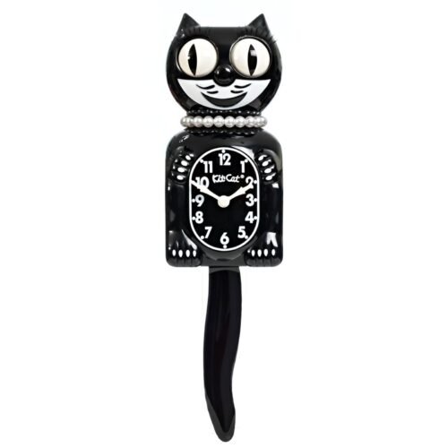 Kit-Cat Clock® Limited Edition Classic Green Lady - Cat Clock with Moving Eye...