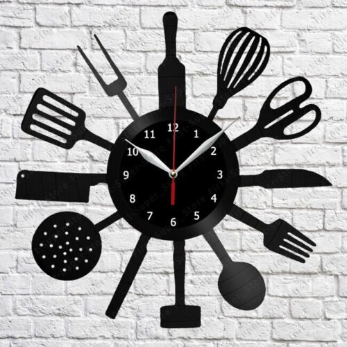 Kitchen Vinyl Record Wall Clock Home Decor Fun Gift Art Home Decor 12" 30cm 234