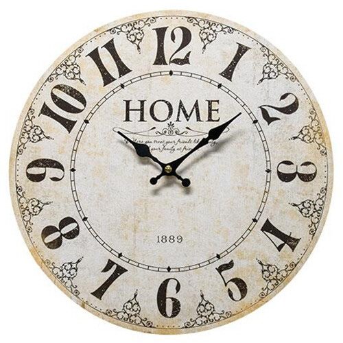 Kitchen WALL CLOCK~Vintage Chic French Country~Where U Treat Friends like Family