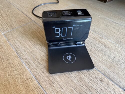 Kube Systems Wireless Charging Pad Phone Laptop Tablet Alarm Clock