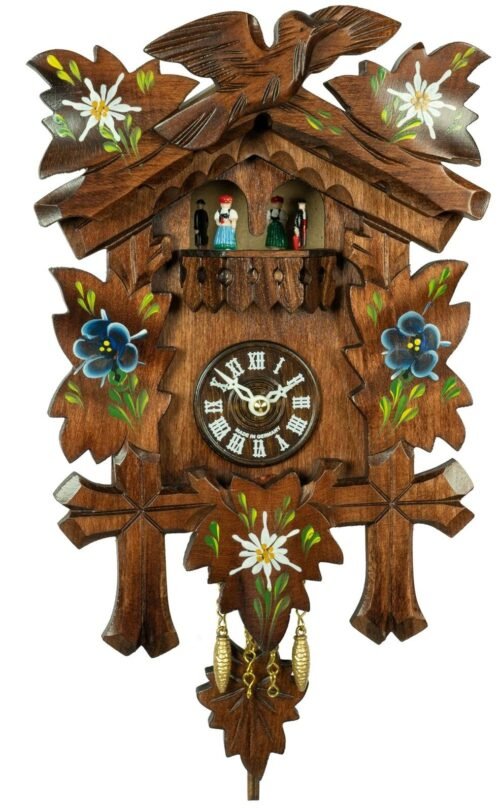 Kuckulino Black Forest Clock Swiss House with quartz movement a.. TU 2068 PQ NEW
