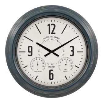 La Crosse Clock Company’s 18.40 in. Hamilton Analog Wall Clock