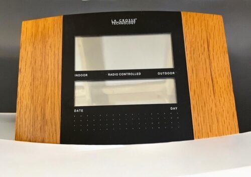 La Crosse Technology Atomic Digital Clock with Outdoor Temperature & Moon Phase