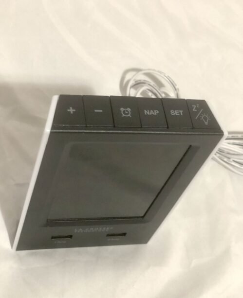 La Crosse Technology C86224 Multi-Color Digital Alarm Clock 2 USB Connectors