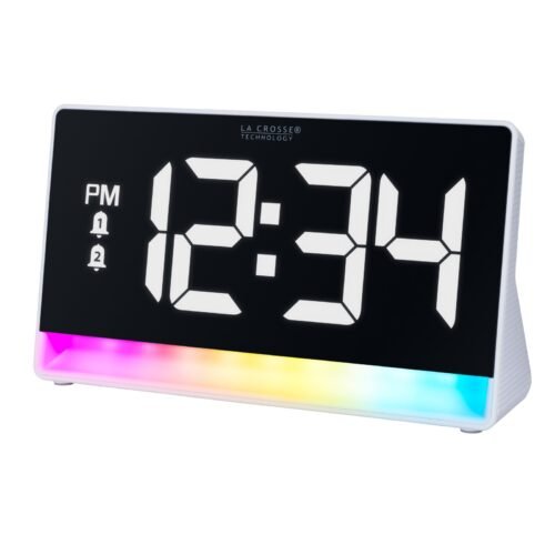 La Crosse Technology Color Changing LED Digital Alarm Clock