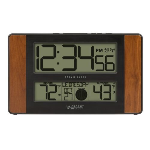 La Crosse Technology Wall/Table Clock 6.61" x 11.1" x 1.14" (513-1417CH-INT)