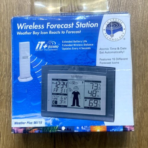 La Crosse Wireless Weather Station With Advanced 15 Forecast Icons 9611it